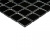 Bonaparte Black Light 32,7x32,7x4 (чип 20x20 мм) Мозаика стеклянная