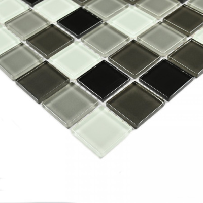 Bonaparte Carbon Mix 30x30x4 (чип 25x25 мм) Мозаика стеклянная