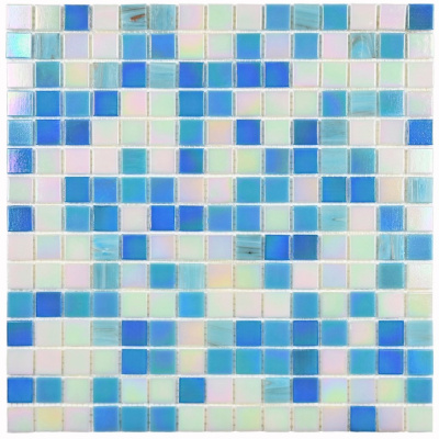 Bonaparte Ocean 32,7x32,7x4 (чип 20x20 мм) Мозаика стеклянная, с авантюрином