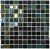 Bonaparte Bondi Black-25 30x30 (чип 25x25 мм) Мозаика стеклянная