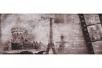 Postcard Grey 20х50 Декор 3