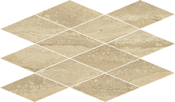 Charme Advance Mosaico Diamond Travertino Romano 28х48 Мозаика Бежевая