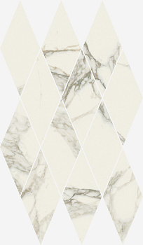 Charme Deluxe Diamond Arabescato White 28х48 Декор Белый