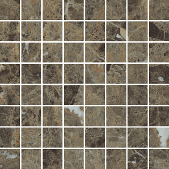Charme Deluxe Mosaico Emperador Dark Lux 29,2х29,2 Мозаика Коричневая