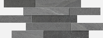 Contempora Brick 3D Carbon 28х78 Декор Серый