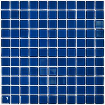 Bonaparte Deep Blu 30x30x4 (чип 25x25 мм) Мозаика стеклянная