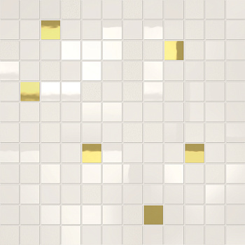 3D Mosaico Gold Белая/Золотая 30,5х30,5 Мозаика
