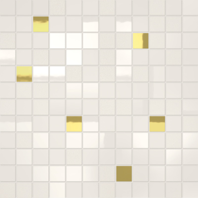 3D Mosaico Gold Белая/Золотая 30,5х30,5 Мозаика