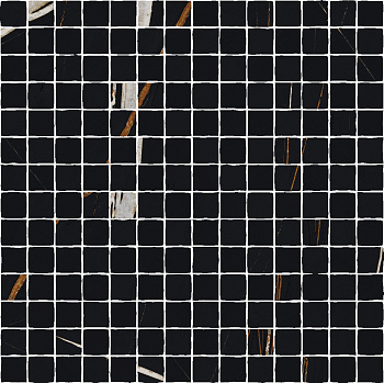 Charme Deluxe Split Mosaico Sahara Noir 30х30 Мозаика Черная