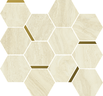 Charme Advance Mosaico Chic Alabastro White 28,3х32,8 Мозаика Светло-бежевая