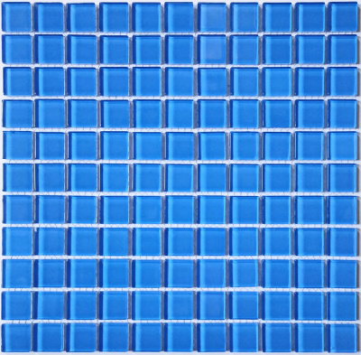 Bonaparte Royal Blue 30x30x4 (чип 25x25 мм) Мозаика стеклянная