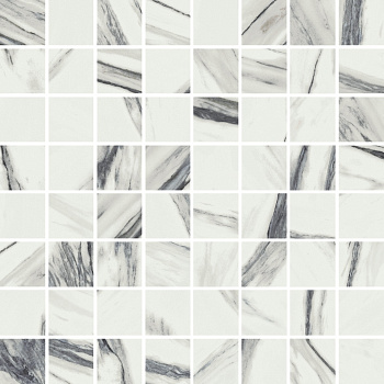Charme Deluxe Mosaico Statuario Fantastico Lux 29,2х29,2 Мозаика Белая