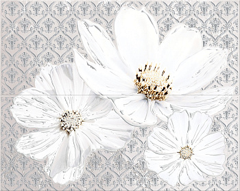 Sfumato Grey Floret 40х50,5 Панно