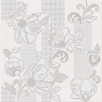 Illusio Grey Pattern 63х63 Панно