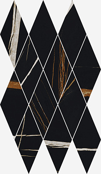 Charme Deluxe Diamond Sahara Noir 28х48 Декор Черный