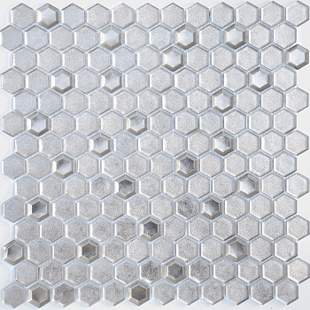 Alchimia Argento Grani Hexagon 30x30 Мозаика 