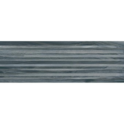 Zen 20х60 60034 Плитка настенная чёрная полоски