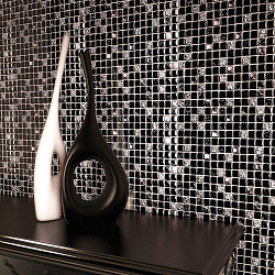 Мозаика стеклянная с камнем