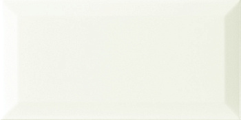 Antique Blanco Brillo Bisel 10x20 Плитка настенная