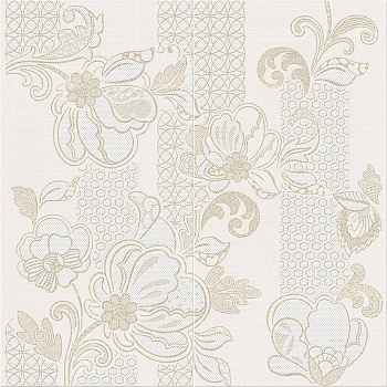 Illusio Beige Pattern 63х63 Панно