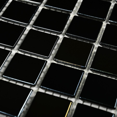 Bonaparte Black Light 32,7x32,7x4 (чип 20x20 мм) Мозаика стеклянная