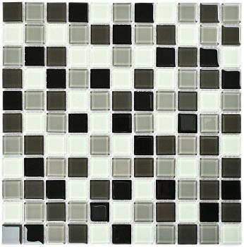 Bonaparte Carbon Mix 30x30x4 (чип 25x25 мм) Мозаика стеклянная