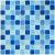 Bonaparte Navy Blu 30x30x4 (чип 25x25 мм) Мозаика стеклянная