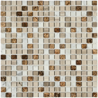 Bonaparte Detroit 30,5x30,5x4 (чип 15x15 мм) Мозаика из натурального камня