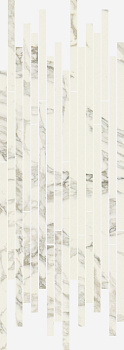 Charme Deluxe Split Arabescato White 26х75 Декор Белый