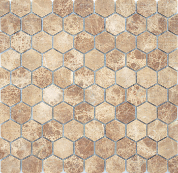 Pietrine Hexagonal Emperador Light Hex Mat 28,5x30,5 Мозаика 