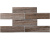 Bonaparte Marmi Dark 25,2x48,6x8 (чип 60x240 мм) Мозаика керамогранитная