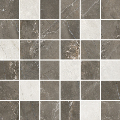 Monblanc 29,7x29,7 Мозаика микс коричневая