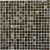 Bonaparte Alana 30x30x4 (чип 15x15 мм) Мозаика стеклянная с камнем