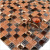Bonaparte Crystal Brown 30x30x8 (чип 15x15 мм) Мозаика стеклянная, зеркальная