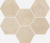 Charme Evo Mosaico Hexagon Onyx 25х29 Мозаика Бежевая