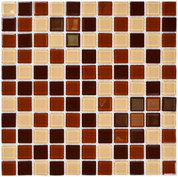 Bonaparte Toffee Mix 30x30x4 (чип 25x25 мм) Мозаика стеклянная