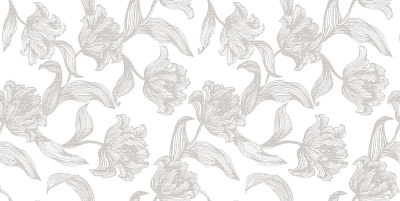 Mallorca Grey Floris 31,5х63 Плитка настенная