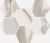 Charme Evo Mosaico Hexagon Calacatta 25х29 Мозаика Белая