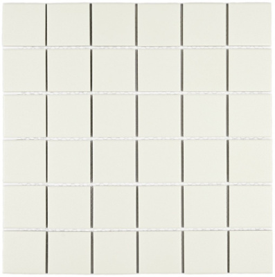 Bonaparte Arene White 30,6x30,6x6 (чип 48x48 мм) Мозаика керамогранитная