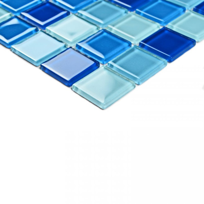 Bonaparte Navy Blu 30x30x4 (чип 25x25 мм) Мозаика стеклянная