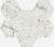 Charme Extra Hexagon Mosaico Carrara 25х29 Мозаика Белая Charme Extra Hexagon Mosaico Carrara 25х29 Мозаика Белая