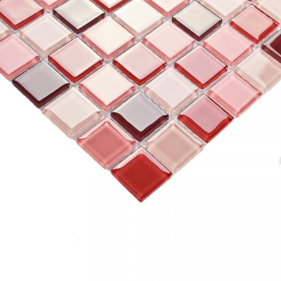 Bonaparte Plum Mix 30x30x4 (чип 25x25 мм) Мозаика стеклянная