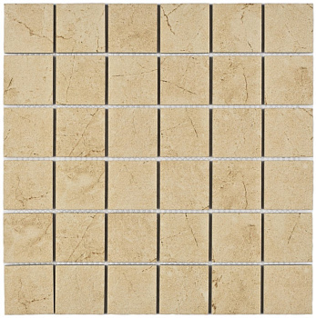 Bonaparte Status Beige 30,3x30,3x6 (чип 48x48 мм) Мозаика керамогранитная