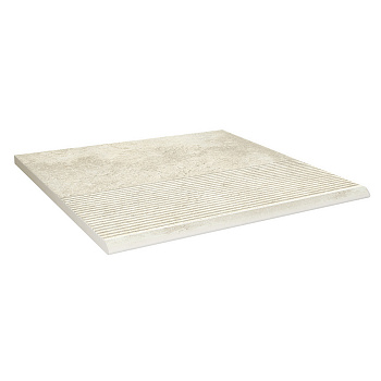 Scandiano Beige Stopnica Prosta New 30x30 Cтупень прямая, структурная