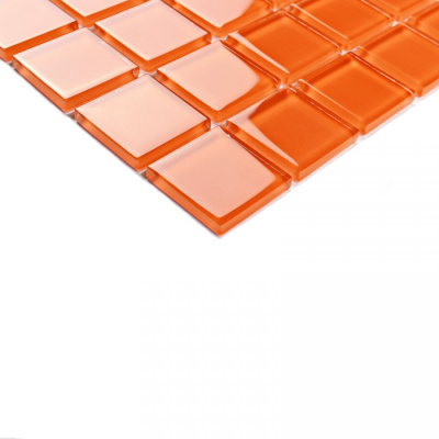Bonaparte Orange Glass 30x30x4 (чип 25x25 мм) Мозаика стеклянная