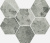 Charme Extra Hexagon Mosaico Silver 25х29 Мозаика Серая