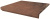 Scandiano Rosso Kapinos Stopnica Prosta 30x33 Ступень с капиносом, прямая, структурная