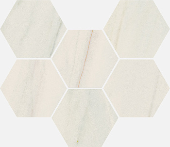 Charme Extra Hexagon Mosaico Lasa 25х29 Мозаика Белая Charme Extra Hexagon Mosaico Lasa 25х29 Мозаика Белая