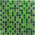 Bonaparte Verde 32,7x32,7x4 (чип 20x20 мм) Мозаика стеклянная, с авантюрином