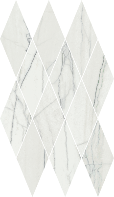 Charme Advance Mosaico Diamond Platinum White 28х48 Мозаика Белая